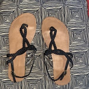 Merona black sandals
